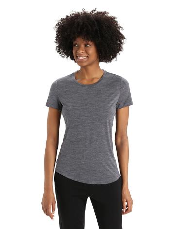 T Shirts Icebreaker Merino Sphere II Corta Sleeve Femme Grise | FR 1568ILHS